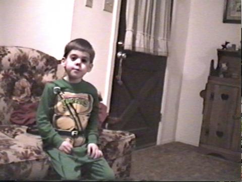 Me at age 4. My local department store was out of Donatello pajamas